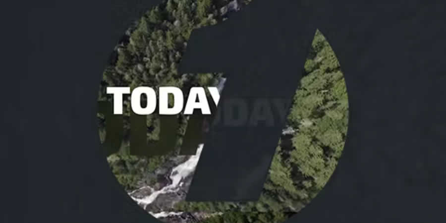 Один шаблон пакета трансляции After Effects Видеопроизводство