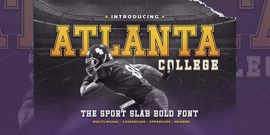 Шрифт Atlanta College Slab