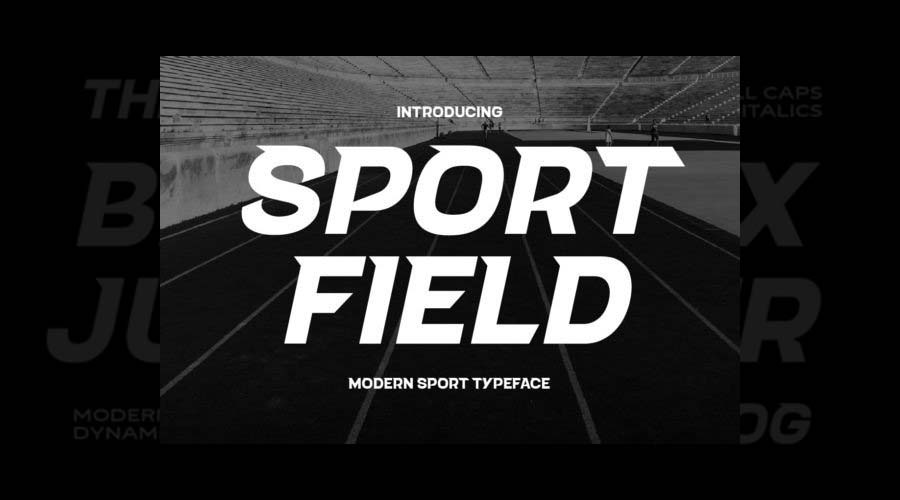 Шрифт Sport Field