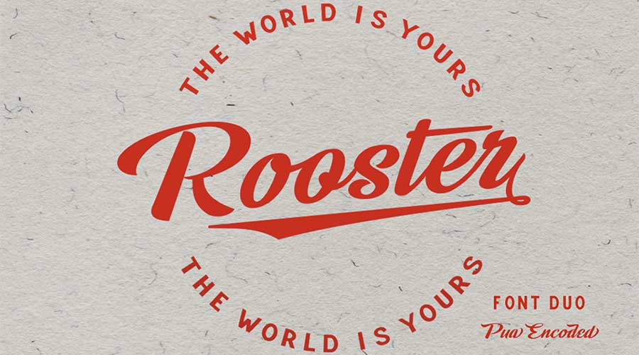 Шрифт ROOSTER PERSONAL USE