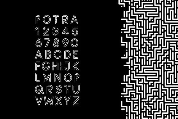 Шрифт Potra Rounded Futuristic бесплатно