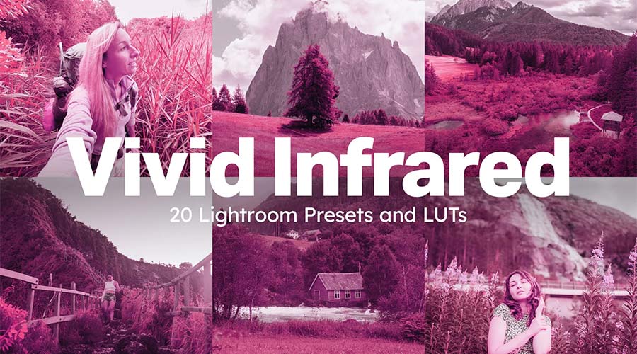 Инфракрасная цветокоррекция Lightroom LUT