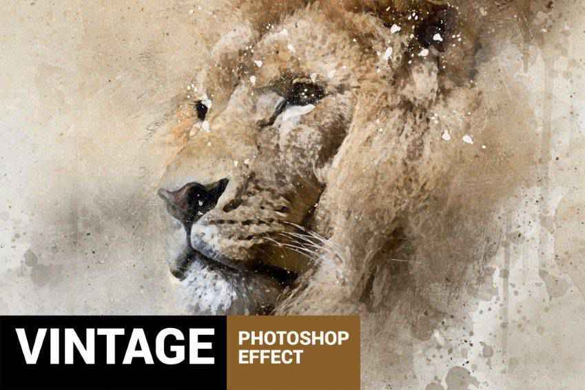 Экшены Photoshop Perfectum Vintage Watercolor