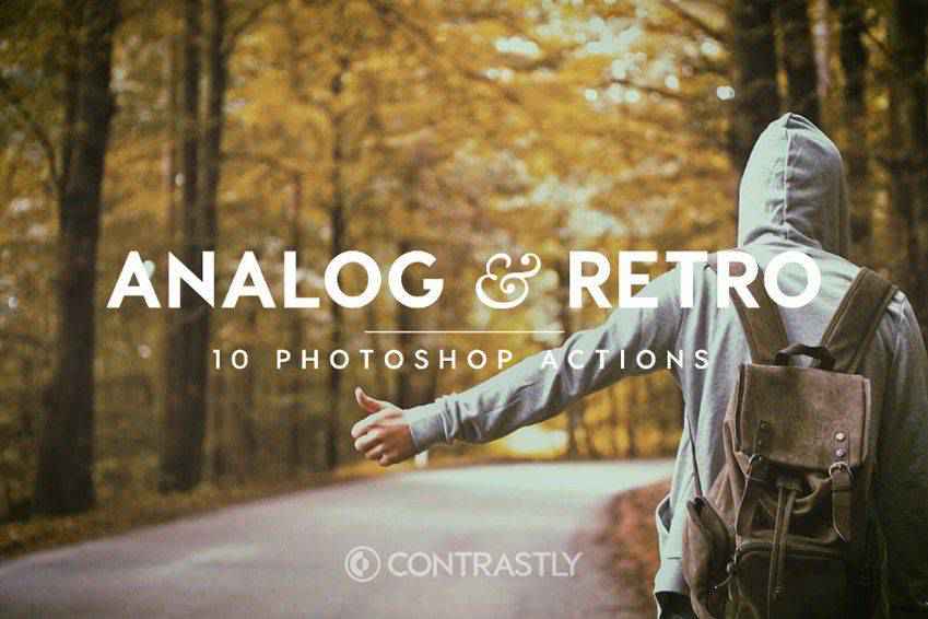 Аналоговые и ретро-экшены Photoshop