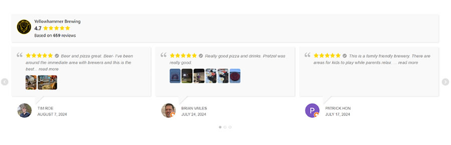 Плагин WP Google Review Slider для WordPress