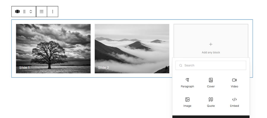 Плагин Carousel Slider Block WordPress