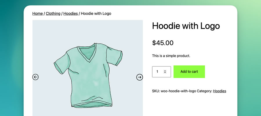 Слайдер галереи продуктов для плагина WordPress WooCommerce
