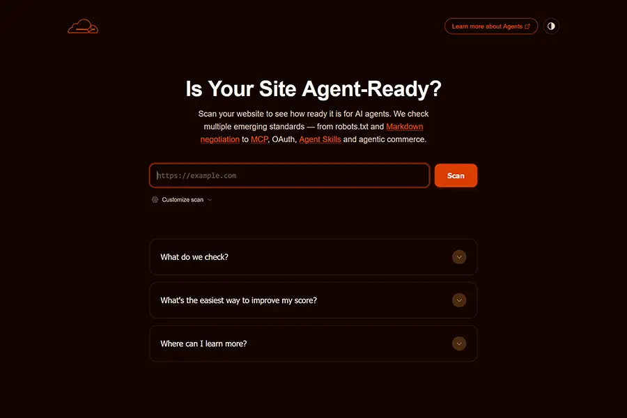 Программа Is Your Site Agent-Ready поможет вам узнать, как сделать ваш сайт совместимым с искусственным интеллектом.